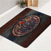 edmonton oilers fire logo bath rugs