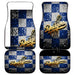 Los Angeles Dodgers glitter logo Car floor mats Universal fit