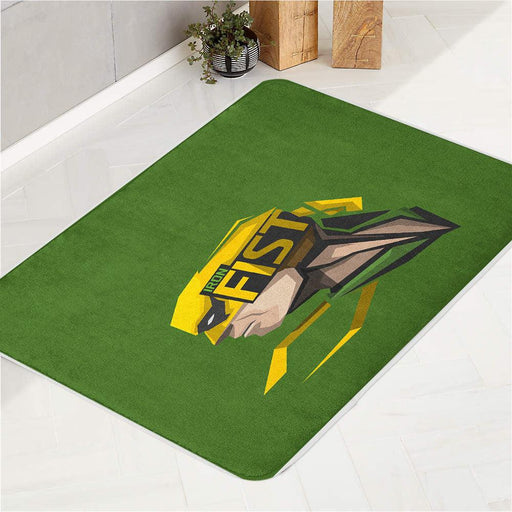 face iron fist art marvel bath rugs