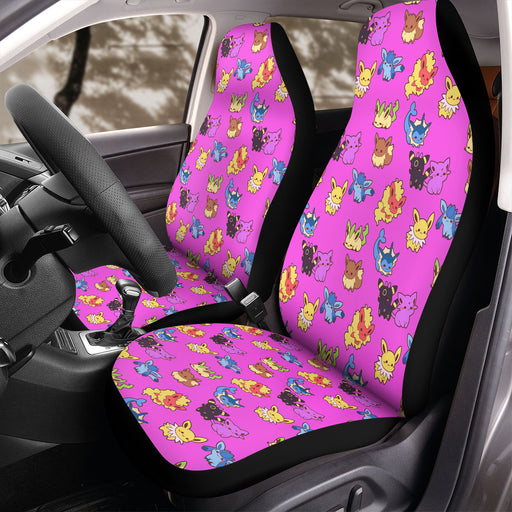 espeon flareon and friends Car Seat Covers