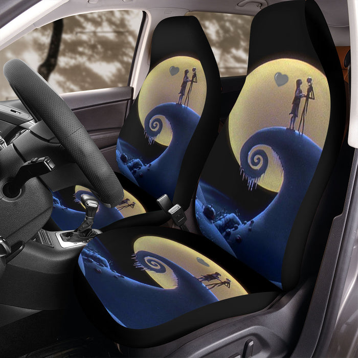 love the nightmare before christmas 3 Car Seat Covers