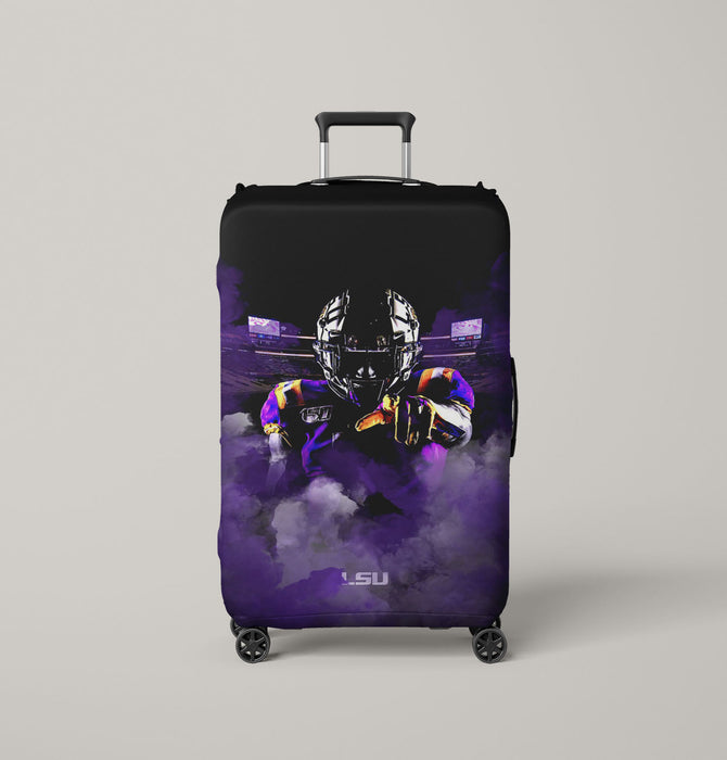 lsu tigers 3 Luggage Cover | suitcase