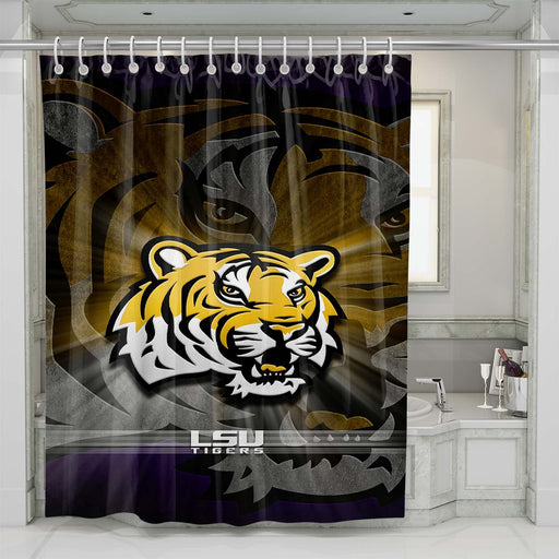 lsu tigers 4 shower curtains