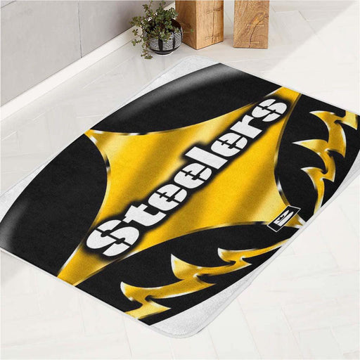 emblem superman steelers nfl bath rugs