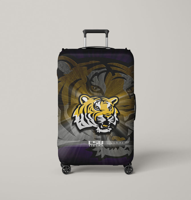 lsu tigers 4 Luggage Cover | suitcase