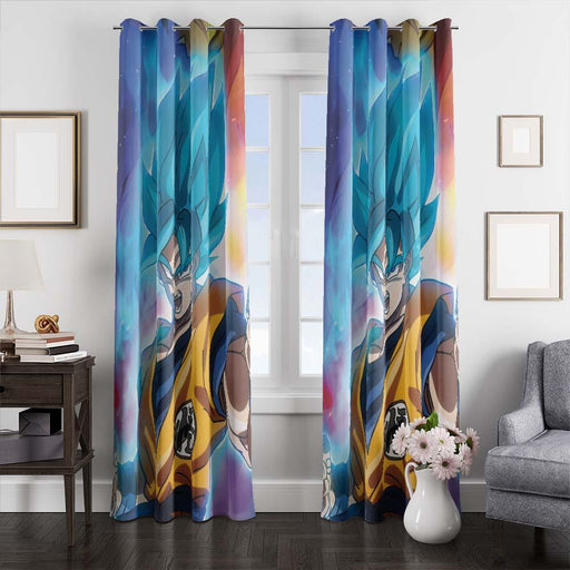 dragon ball goku window curtains