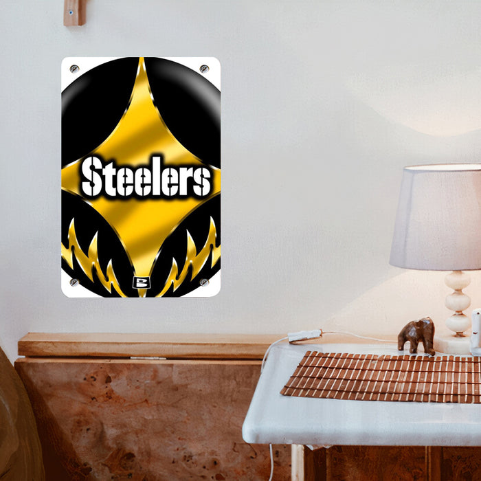 emblem superman steelers nfl Poster Metal print wall art