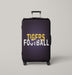 lsu tigers tigers football Luggage Cover | suitcase