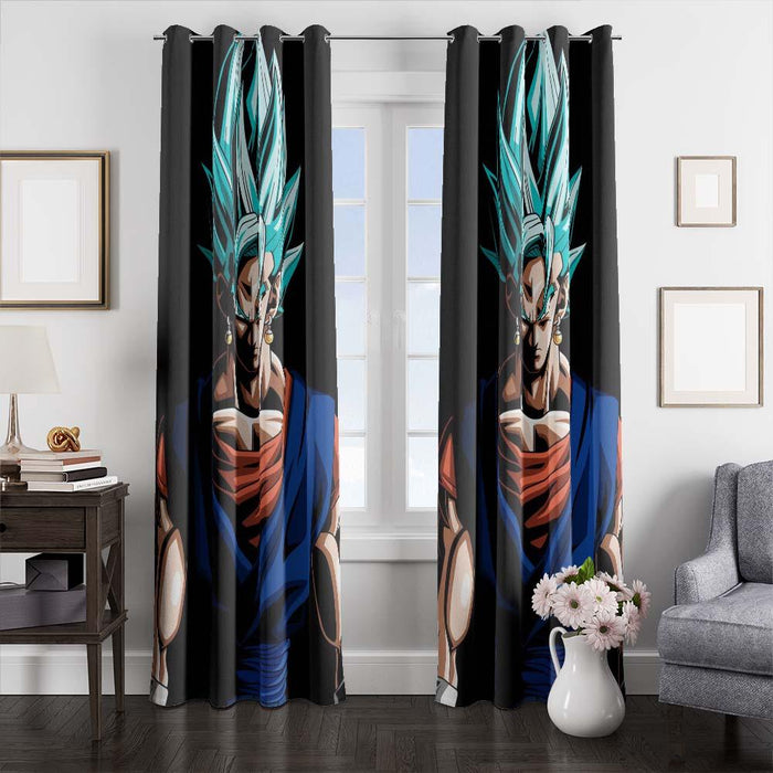 dragon ball potrait window curtains