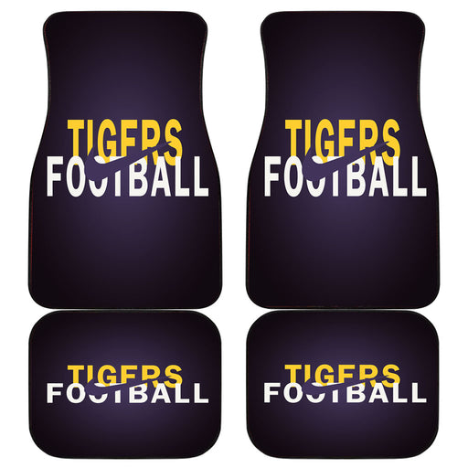 Lsu Tigers tigers football Car floor mats Universal fit