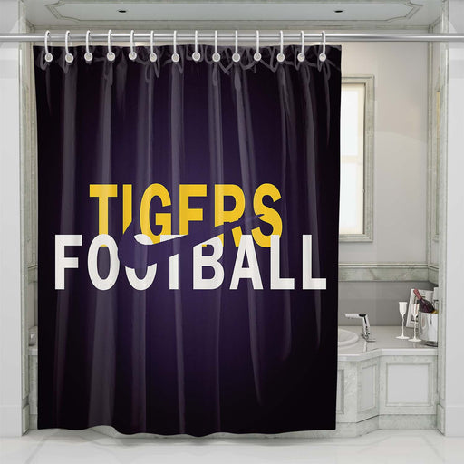 lsu tigers tigers football shower curtains