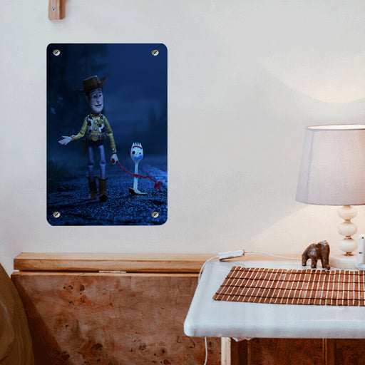 emotional scene from toy story 4 Poster Metal print wall art