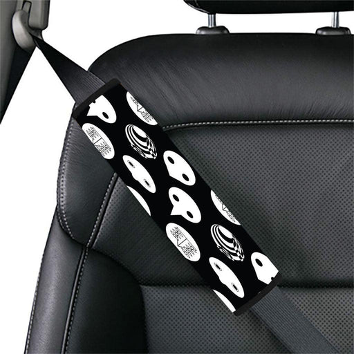 eva white neon genesis evangelion Car seat belt cover