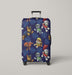 falling dogs pattern paw patrol Luggage Covers | Suitcase