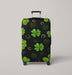 lucky clover horseshoe pattern Luggage Cover | suitcase