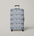 evangelion logo font pattern Luggage Cover | suitcase