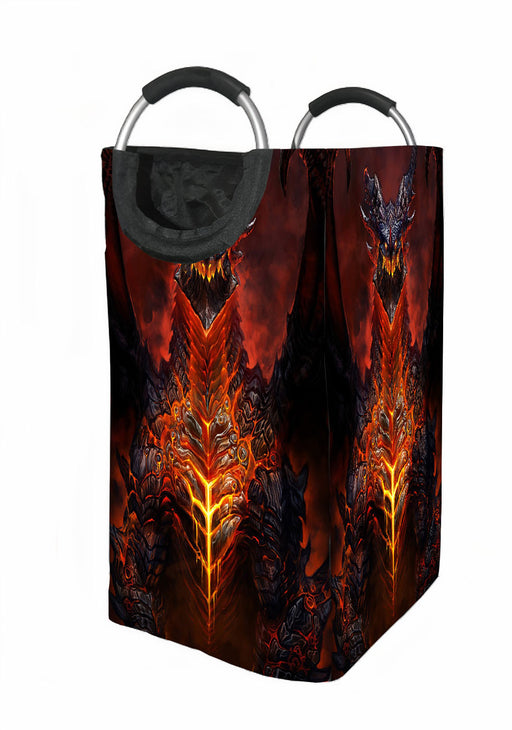 dragon digital art Laundry Hamper | Laundry Basket