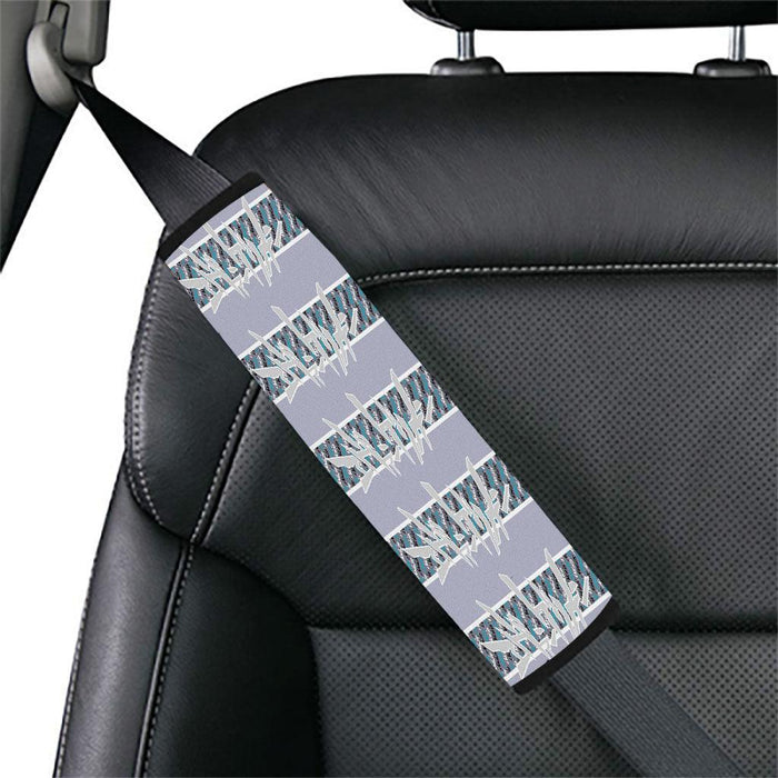 evangelion logo font pattern Car seat belt cover