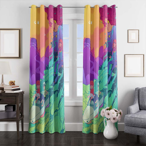 dream place animation window curtains