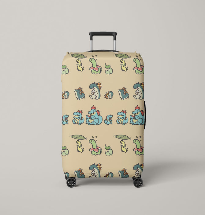 evolution of pokemon species Luggage Cover | suitcase