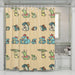 evolution of pokemon species shower curtains