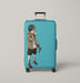 eren hypebeast with handgun Luggage Covers | Suitcase