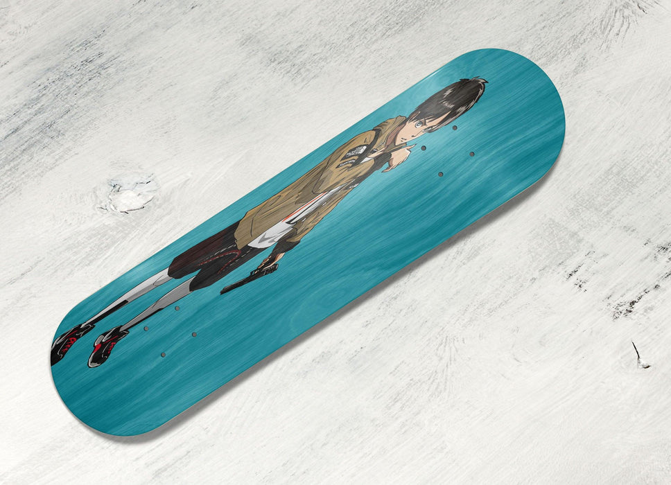 eren hypebeast with handgun Skateboard decks