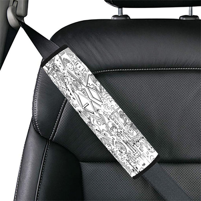 exo doodle member baekhyun chanyeol sehun Car seat belt cover