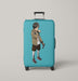 eren with hypebeast stle Luggage Covers | Suitcase