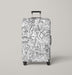 exo doodle member baekhyun chanyeol sehun Luggage Cover | suitcase