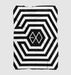 exo hexagon black and white logo Ultra soft fleece blanket