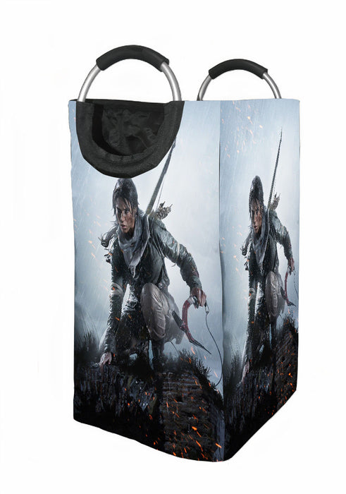 escape from dead place tomb raider Laundry Hamper | Laundry Basket