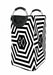 exo hexagon black and white logo Laundry Hamper | Laundry Basket