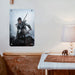 escape from dead place tomb raider Poster Metal print wall art