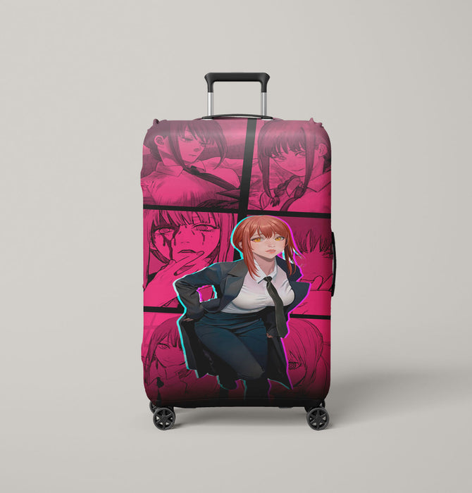 makima chainsaw anime Luggage Cover | suitcase