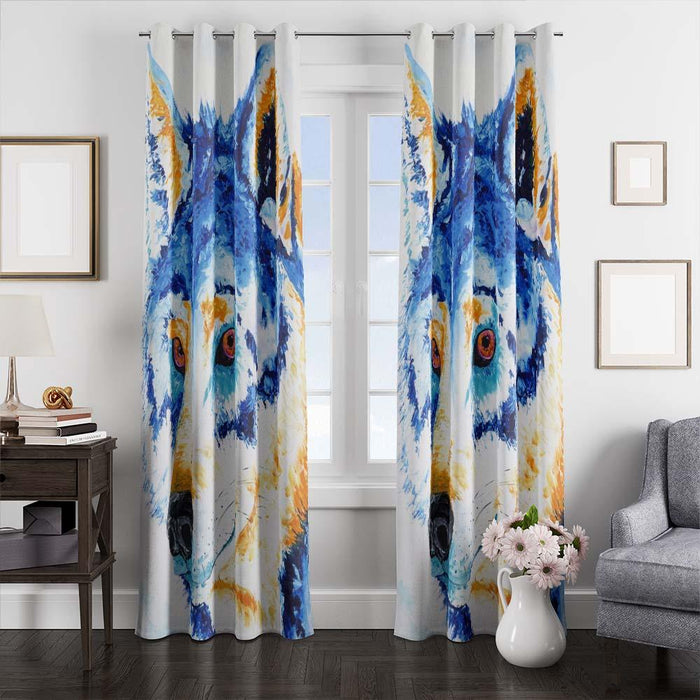 duo tune wolf window curtains