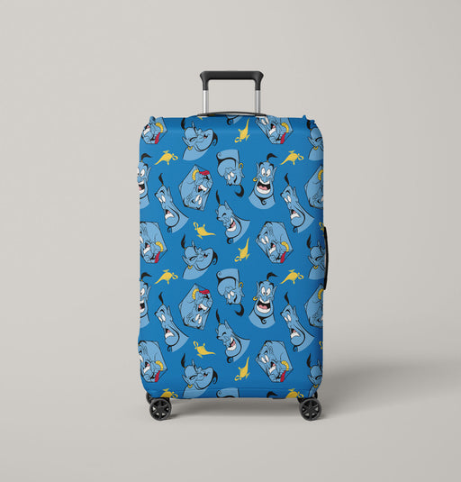 expressions faces of aladdin disney Luggage Cover | suitcase