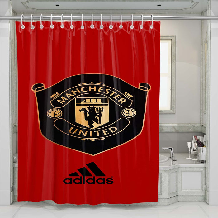 manchester united 2 shower curtains