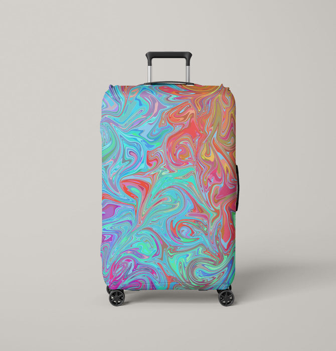 extreme turbulence abstract pattern Luggage Cover | suitcase