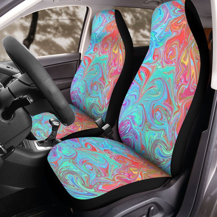 extreme turbulence abstract pattern Car Seat Covers