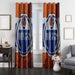 explode edmonton oilers logo window Curtain