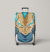 fiction vegeta blue get angry Luggage Covers | Suitcase