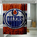 explode edmonton oilers logo shower curtains