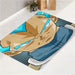 fiction vegeta blue get angry bath rugs