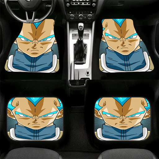 fiction vegeta blue get angry Car floor mats Universal fit