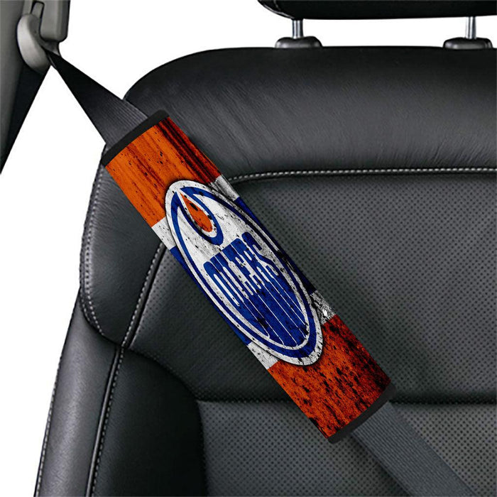 explode edmonton oilers logo Car seat belt cover - Grovycase