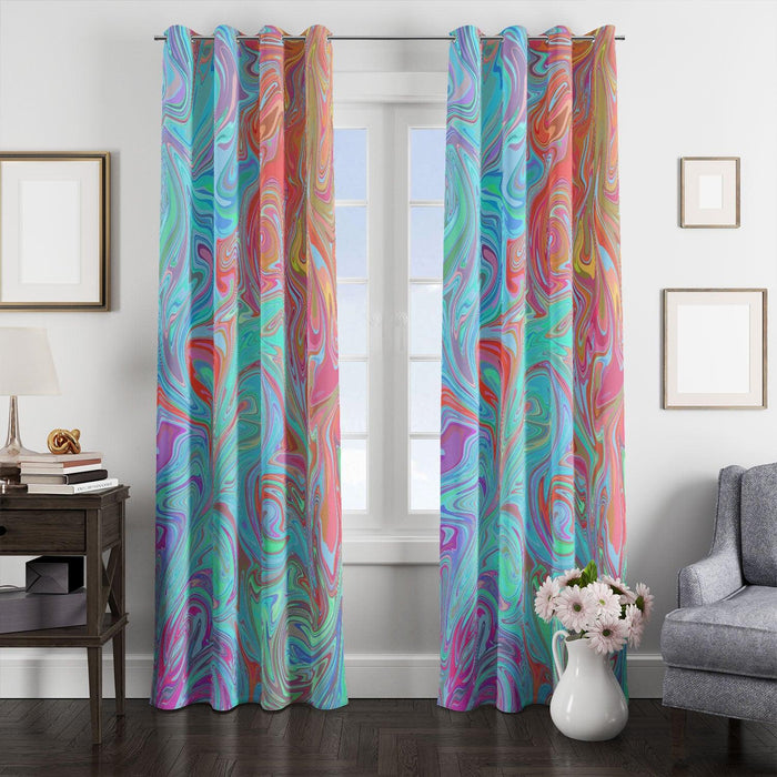 extreme turbulence abstract pattern window Curtain