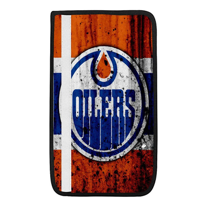 explode edmonton oilers logo Car seat belt cover