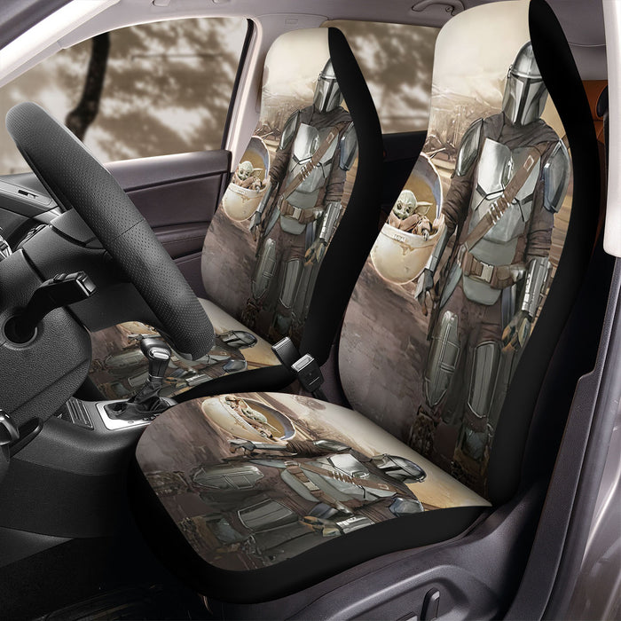 Mandalorian Baby Yoda Car Seat Covers