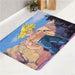 fighter body dragon ball super bath rugs